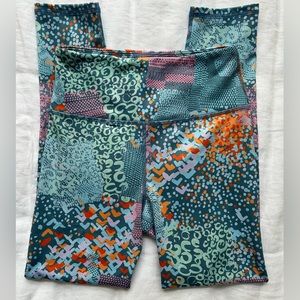 Anthropologie Daily Practice Leggings Liana Print Medium